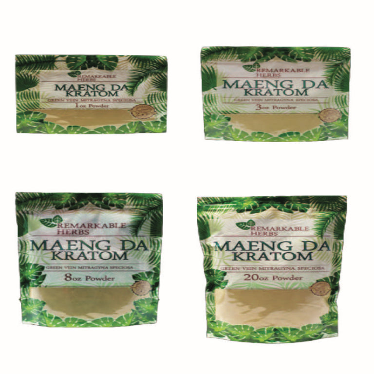 REMARKABLE HERBS- GREEN MAENG DA POWDER